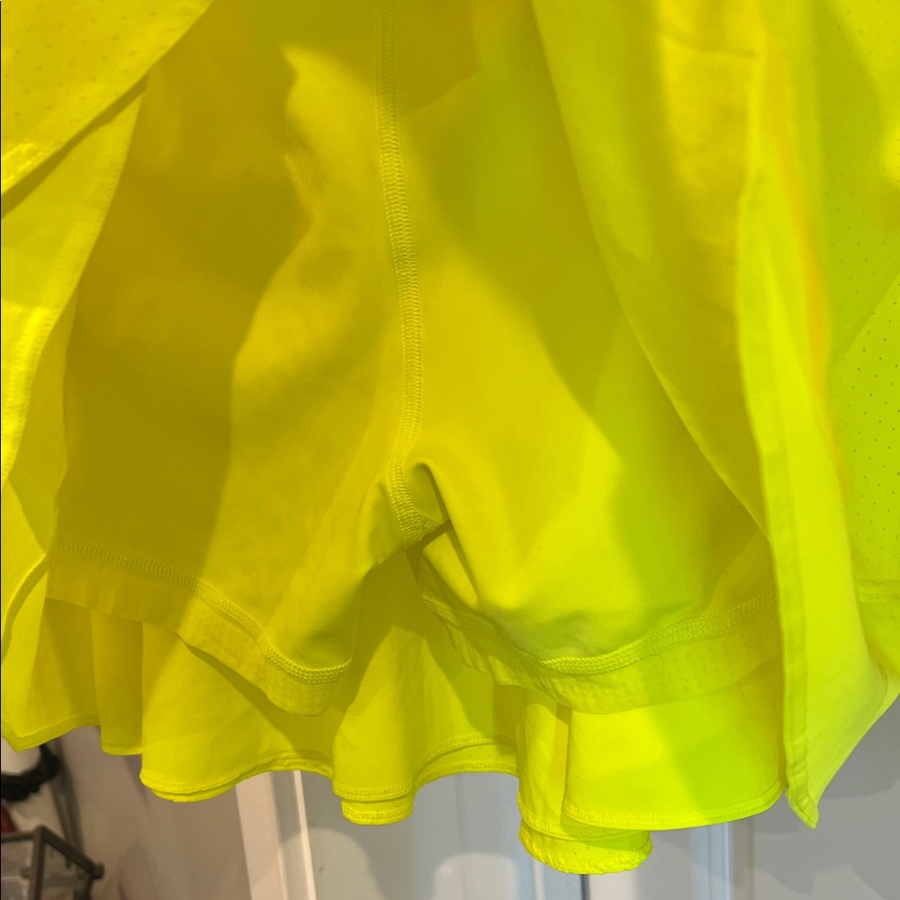 Bright Yellow Tennis Skirt - Picture 4 of 6
